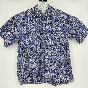 Cooke Street Shirt Mens Large Hawaiian Short Sleeve Button Up Reverse Print